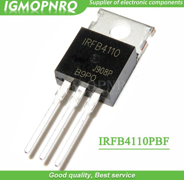 10er Set IRFB4110PBF MOSFET TO-220 100V in Schwarz - Bild 1