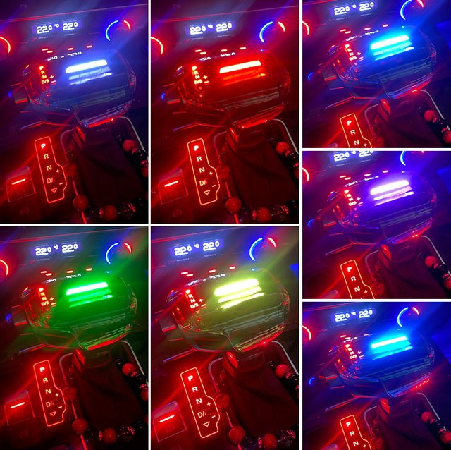 DEXINGTE LED-Kristall-Schaltknauf für Audi A1 A3 A6 A7 Q2 Q3 S3 S5 S6 RS3 RS4 RS6 SQ5 C7 8V - Bild 1