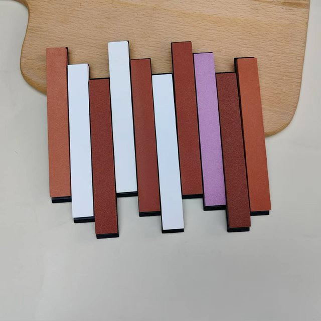 RSCHEF Schleifstein-Schärfer mit Basis, Körnung 120 - 3000 Grit, Multicolor, rechteckig - Bild 1