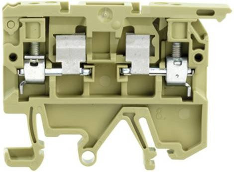 Weidmüller Sicherungsreihenklemme 0225660000 Schraube Beige Gelb 25 Stück - Bild 1