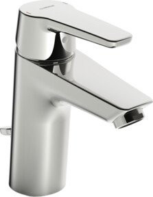 Hansa Waschtisch-Einhebelmischer HANSAPOLO Eco in Chrom mit Wasserersparnis und 110 mm Auslauf - Bild 1