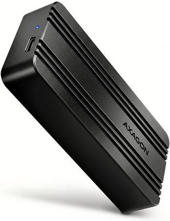 AXAGON EEM2-40G M.2-Festplatten-Gehäuse mit 40 GBit/s, USB-C und Thunderbolt, Schwarz - Bild 1