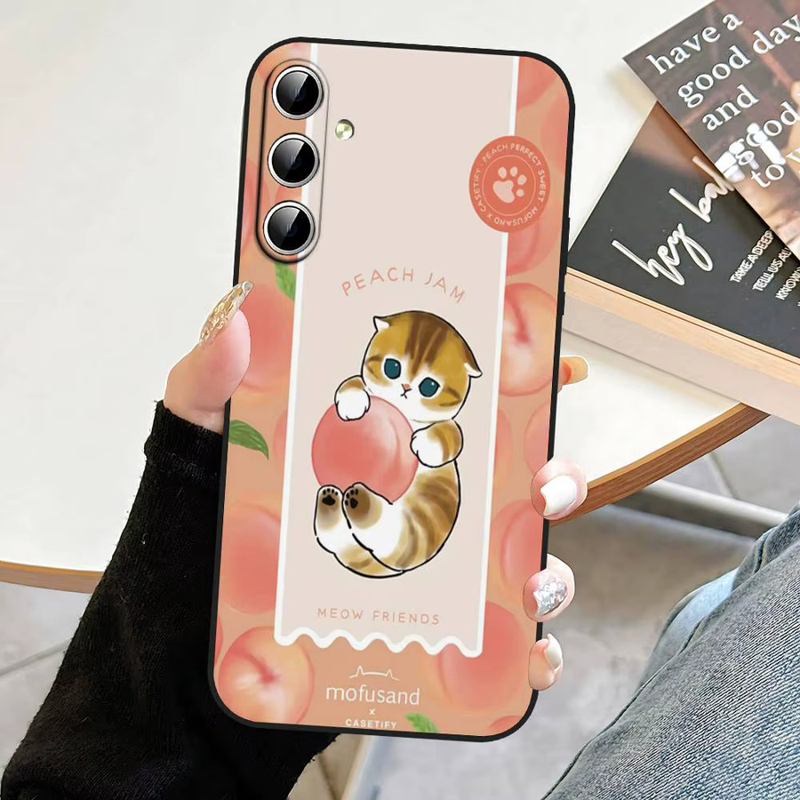 Mofusands Katzen Handyhülle Softcover für Samsung Galaxy S21 S22 S23 S24 S25 S26 Ultra FE Plus 5G A52S in Multicolour - Bild 3
