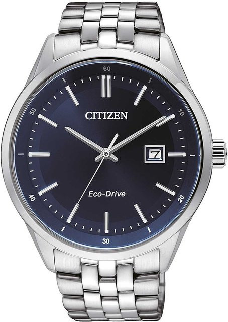 Citizen Armbanduhr, Solar, Edelstahl, Blau, 41 mm, Herren - Bild 1