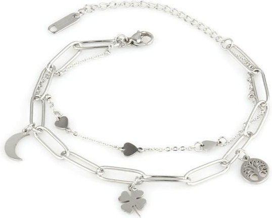 Yiran pet products Armband, Edelstahl, Silber, Damen - Bild 1