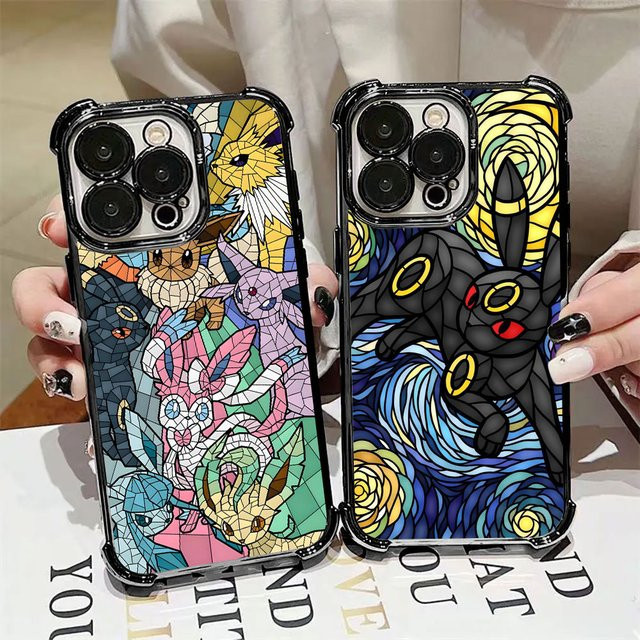 Transparente Handyhülle mit Cartoon Pokemon Anime Motiv für Xiaomi 17T Pro 15T 14T 13 15 F8 Ultra Poco X7 F7 X3 X6 F5 M7 M8 Pro Max - Bild 1