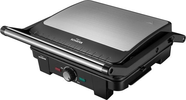 Schäfer Kontaktgrill 2200W in Schwarz - Bild 1