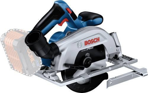 Bosch Professional Akku-Kreissäge GKS 18V-57-2 bürstenlos mit 2 Akkus und L-Boxx in Blau/Schwarz - Bild 2