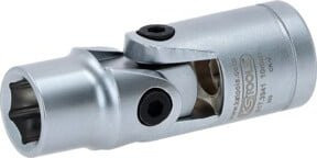 KS Tools 3/8" CLASSIC Sechskant-Stecknuss mit Gelenk, 10mm, Silber - Bild 1
