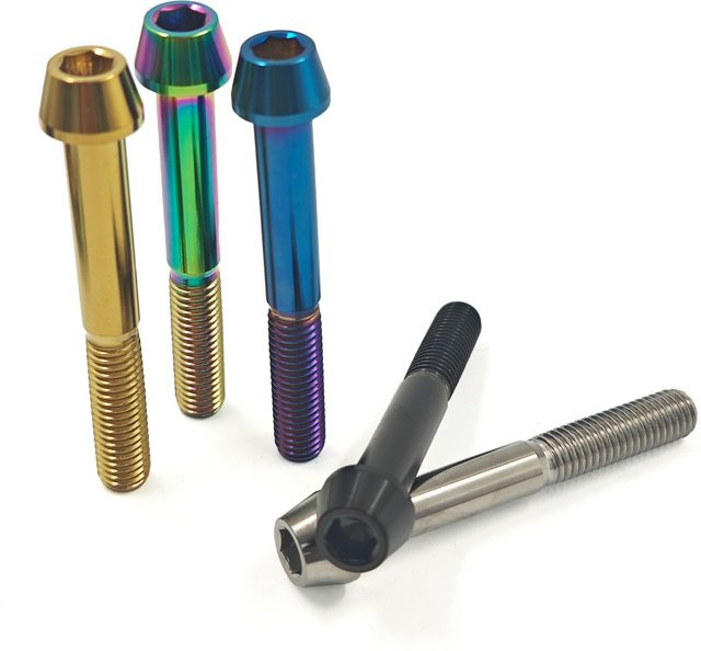 Ti-meda Tech Titan-Innensechskantschrauben in Gold für MTB-Fahrrad-Vorbau und Motorrad-Zubehör M5 M6 M8 - Bild 1