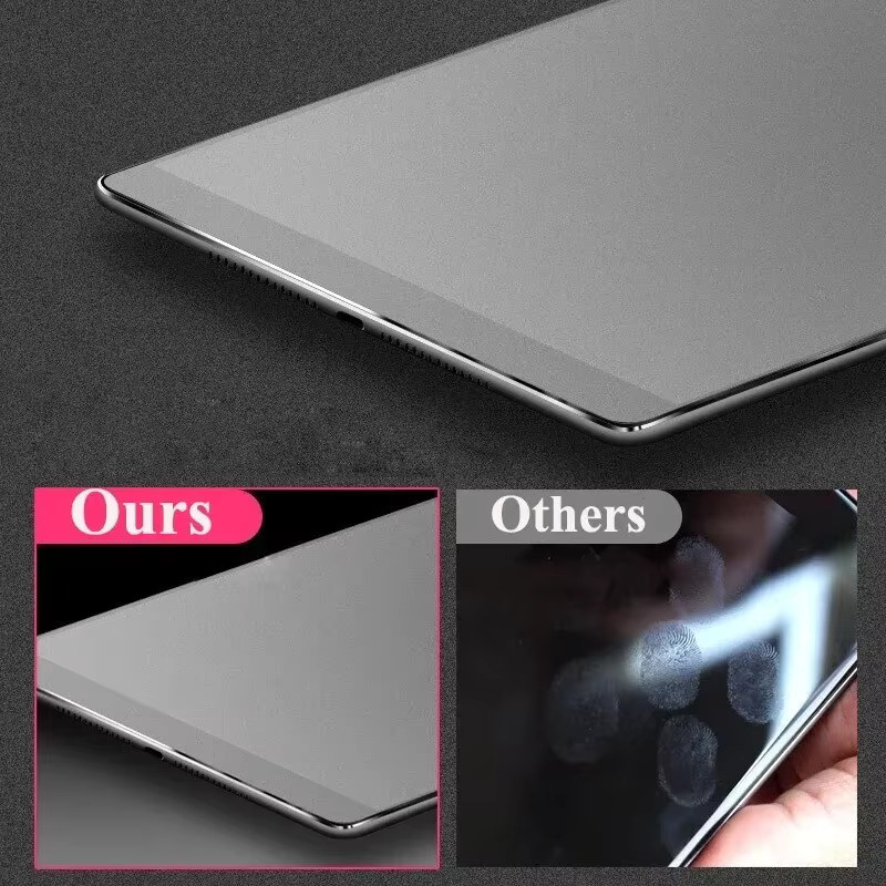 Matte 9H Frosted Panzerglas Schutzfolie für Apple iPad Pro M4, Air 11 und 13, Mini 7 und 6, transparent - Bild 4