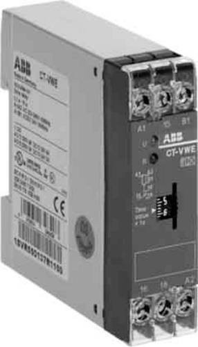 ABB CT-VWE 0,1-10s Zeitrelais mit 2 Wechsler in Grau - Bild 1