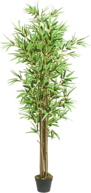 furnicato Künstlicher Bambusbaum in Grün, Höhe: 180 cm - Bild 1