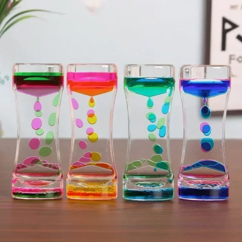 Sensorisches Bubbler-Spielzeug aus Glas und Kunststoff in mehrfarbigem Design für Stressabbau und Bürodekoration - Bild 1