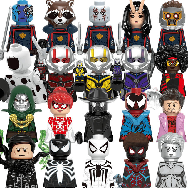 Beast Kingdom Marvel Ant-Man Spider-Man Fantastic Four, Bausteine-Spielzeug - Bild 1