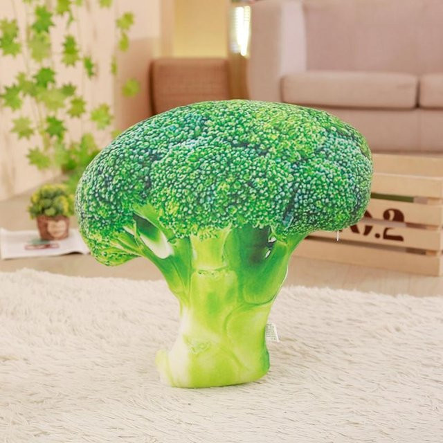 Yiran Health & Beauty Brokkoli Plüschtier, Gefülltes Kissen - Bild 1