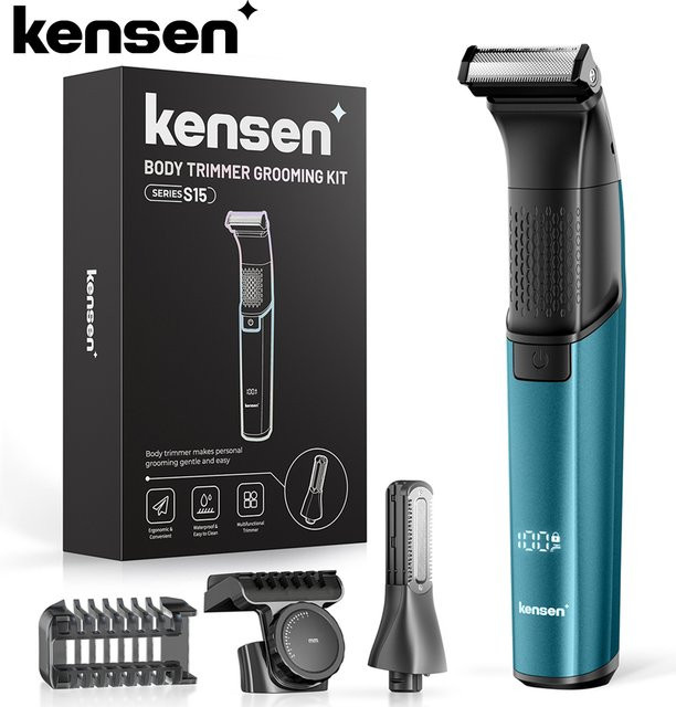 KENSEN S15 Elektrischer Haarschneider, 2-in-1, Herren, Grün - Bild 1