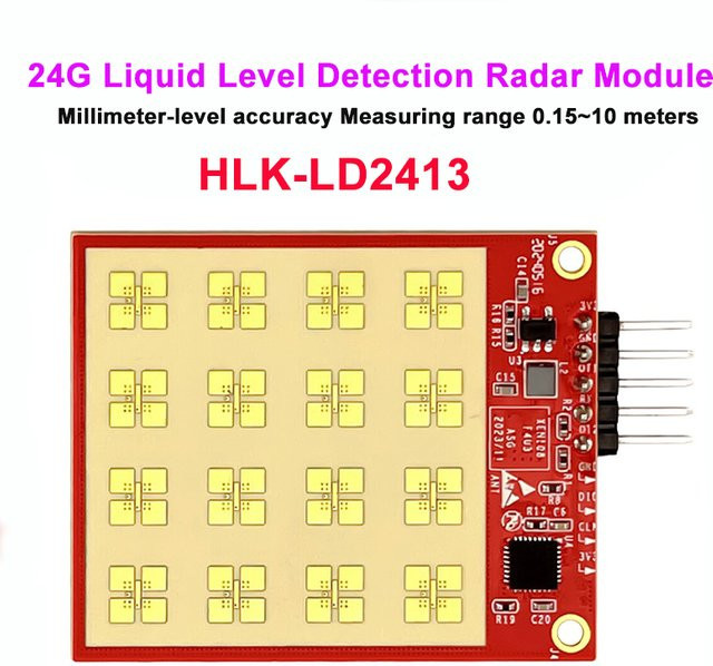 Hi-Link HLK-LD2413 Radarsensormodul zur berührungslosen Flüssigkeitsstanderkennung in Rot - Bild 1