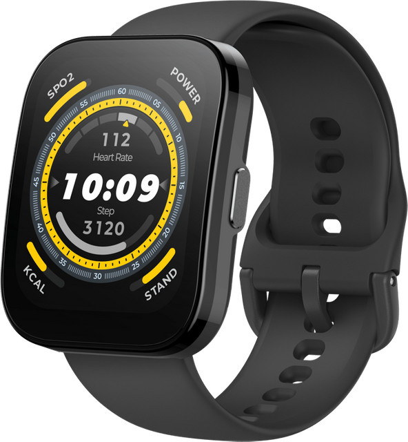 Amazfit Bip 5 Smartwatch in Soft Black mit Bluetooth, GPS, Herzfrequenzmessung und SpO2-Sensor - Bild 1