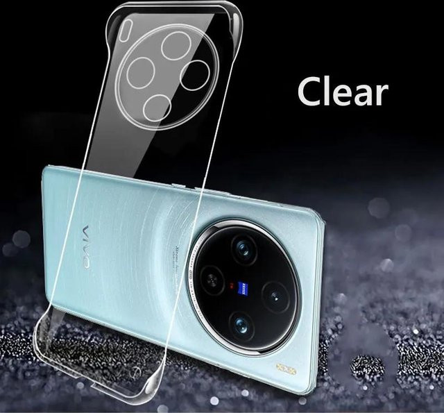 Stoßfeste Rahmenlose Schutzhülle mit matter Rückseite für Vivo X100, X100 Pro, X100S Pro und X100 Ultra - Bild 1