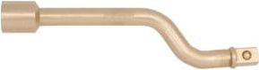 KS Tools BRONZEplus Spezialverlängerung 1/2" aus Aluminium-Bronze in Gold, Länge: 250 mm - Bild 1