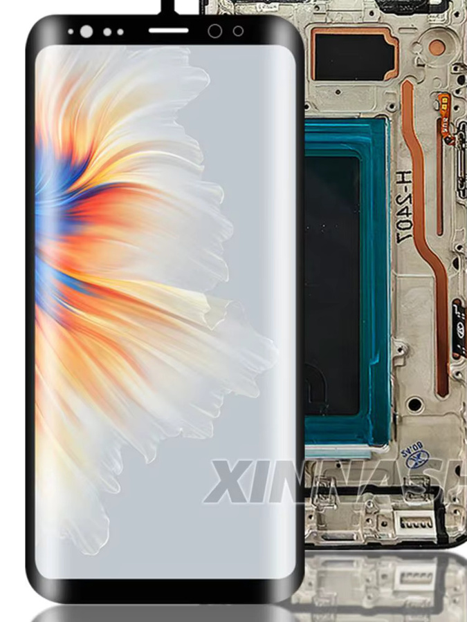 Samsung Galaxy S8 TFT LCD Display mit Touch Screen und Rahmen in Schwarz zur Montage als Ersatzteil - Bild 5
