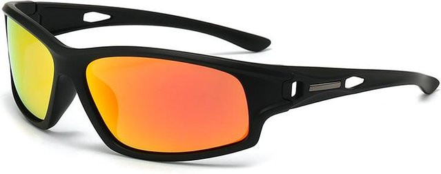 Binchi Outdoor Equipment Sonnenbrille, polarisiert, orange, Unisex, Vollrand - Bild 1