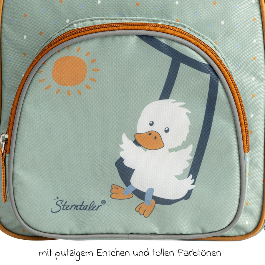 Sterntaler 3er Set mit Rucksack, Brotdose und Trinkflasche Ente Edda in Blau und Orange - Bild 2