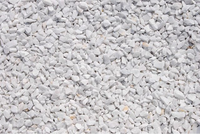 Marmorsplitt Carrara Weiß Scherf 9 - 12 mm, 25 kg - Bild 1