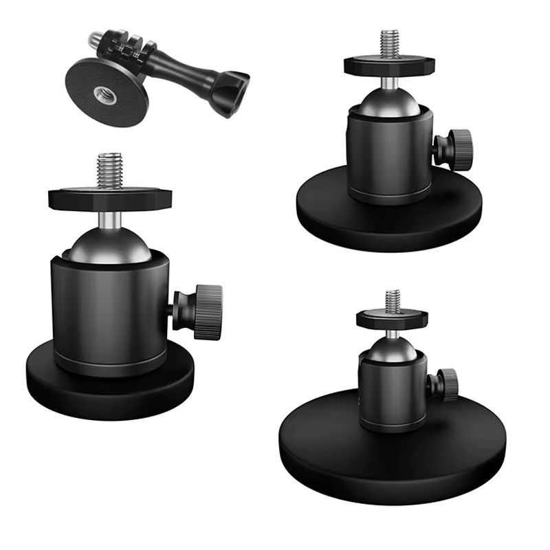 Magnetische Saughalterung Basis SZKOSTON Action Kamera Halter für GoPro, Insta 360 und DJI Action, Schwarz - Bild 4