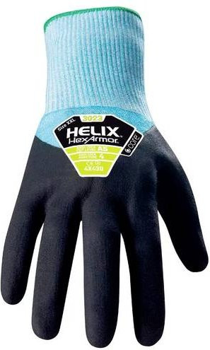 HexArmor Helix 3023 6068306 Schnittschutzhandschuhe mit Nitrilbeschichtung und Edelstahl, Größe XS, Mehrfarbig - Bild 1