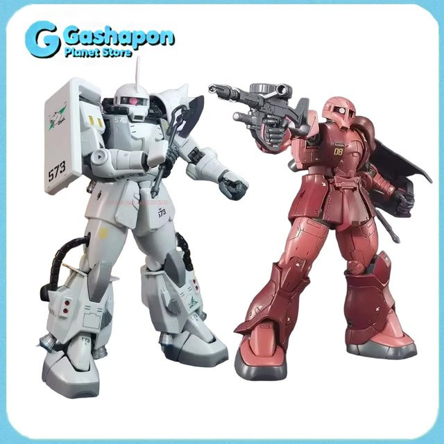 Bandai Gundam MS05 Char Aznable Custom Red Zaku Special Edition, Montagemodellbausatz, 1:144 - Bild 1