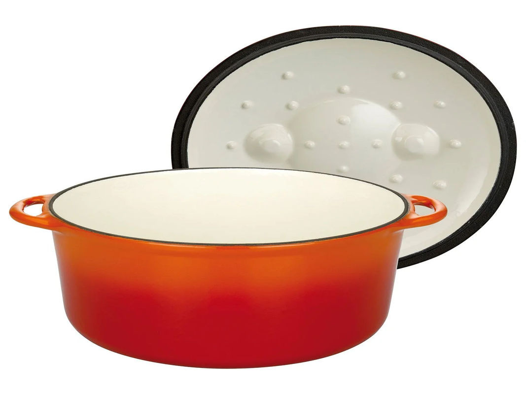 GSW Ovaler Gusseisen Bräter Orange Shadow 7,0 l, B: 33 cm, T: 25 cm - Bild 2