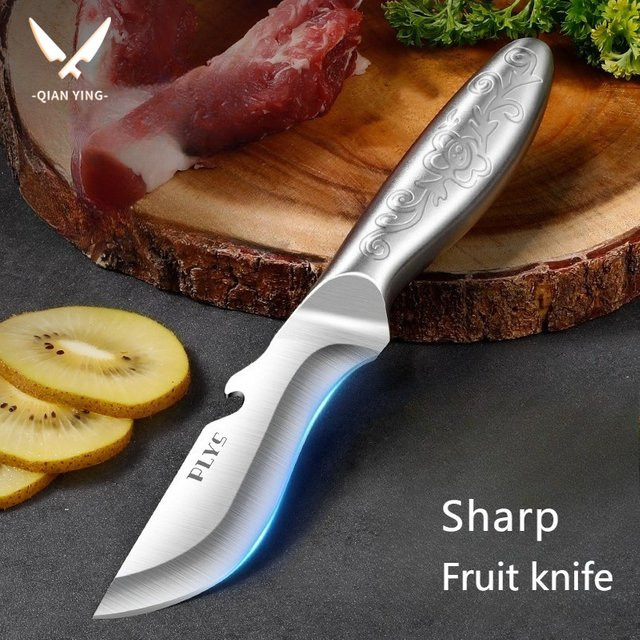 PLYS Schälmesser aus Edelstahl in Silber für präzises Obst- und Gemüseschneiden - Bild 1