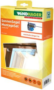 WINDHAGER Wintergarten Montageset in Grau - Bild 2