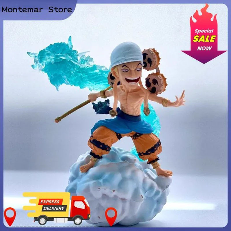 Bandai One Piece Anime Action Figure God Enel Battle Ver. aus Kunststoff, mehrfarbig - Bild 1