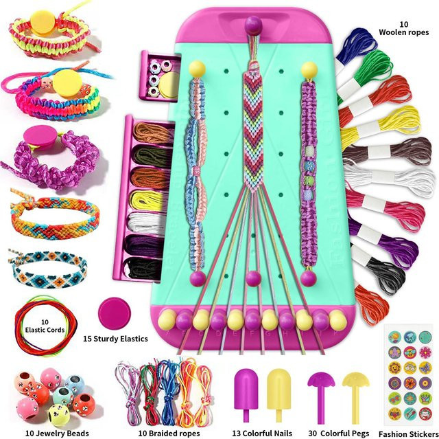 Yiran toy Reise-Bastelset Armband-Hersteller Schmuckherstellungs-Set für Mädchen 6-12 Jahre - Bild 1
