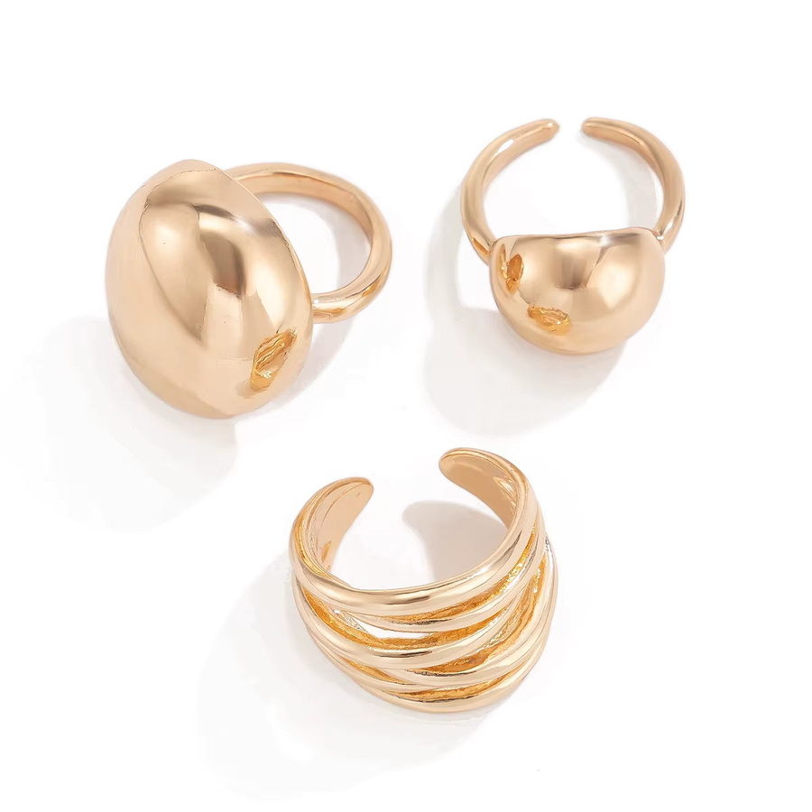 Ingemark Ringe, 3er-Set, Gold, Unisex - Bild 3