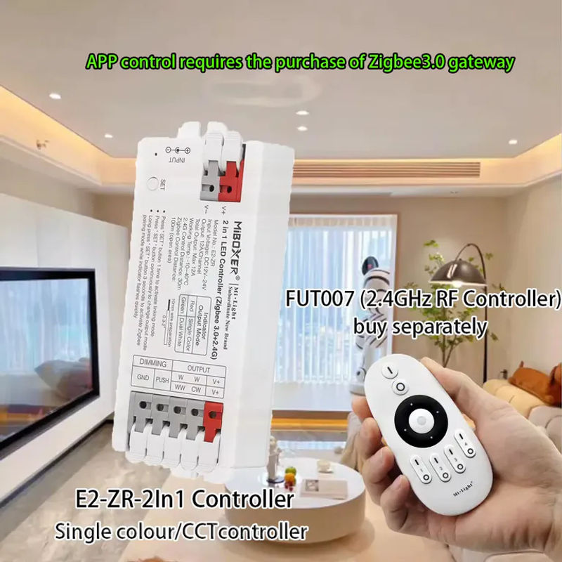 Miboxer E2-ZR E3-ZR 3-in-1 LED-Controller Zigbee 3.0 und 2,4 G Dimmer für RGBW LED-Streifen - Bild 2