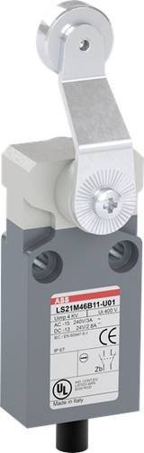 ABB LS21M46B11-U01 Positionsschalter mit Kuppenstößel, 10A, grau - Bild 1