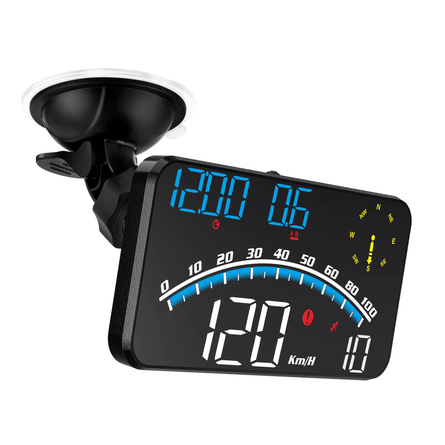 MAIMEIMI HUD G10 Head-up-Display mit GPS Projektor und Halterung, Digitaler Tacho in Schwarz für alle Autos (KM/H und MPH) - Bild 4