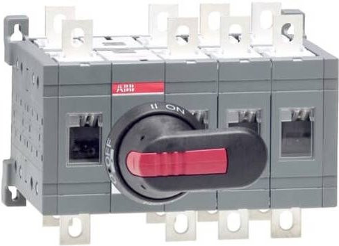 ABB Lastumschalter 4-polig 200 A in Schwarz und Grau 1SCA022777R0250 - Bild 1