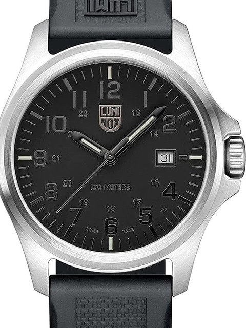 Luminox Armbanduhr Edelstahl, Quarz, 44 mm, Herren, Schwarz - Bild 1