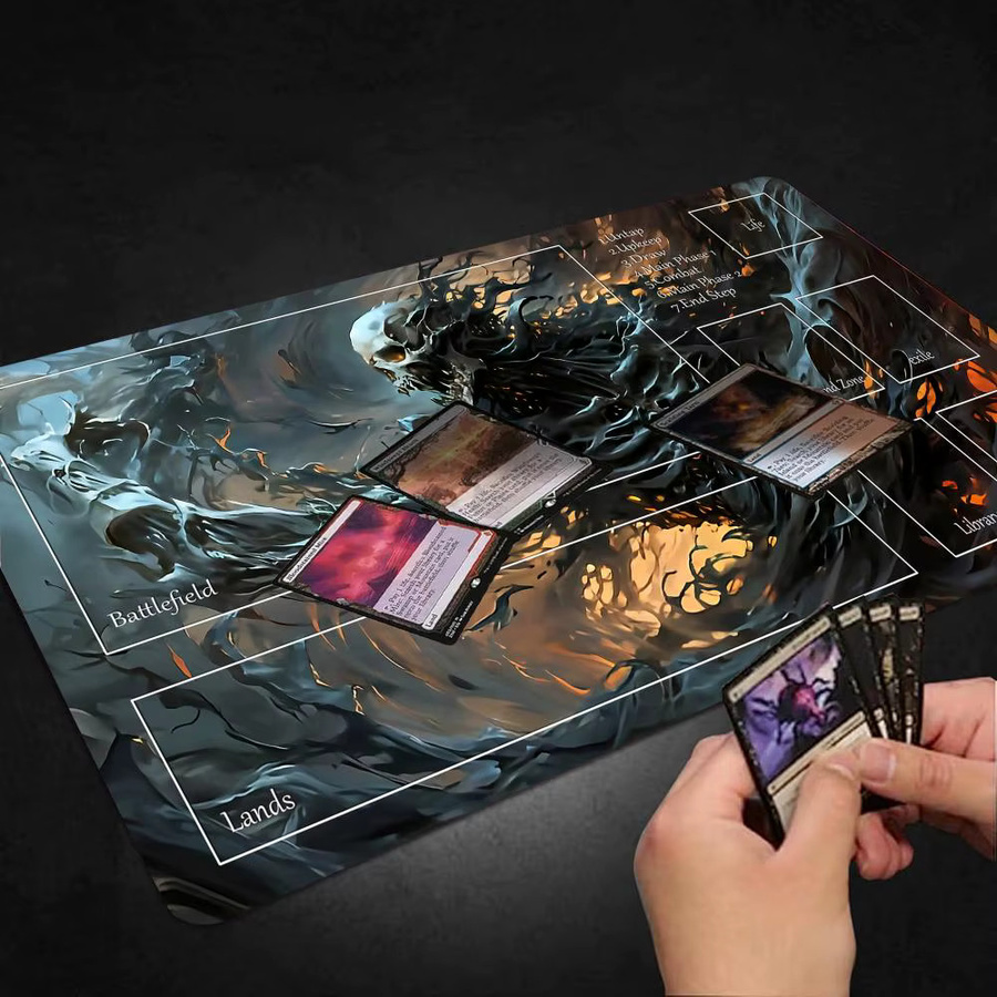 Mairuige Totenkopf-Bild, Spielmatte, Magic: The Gathering, Zubehör - Bild 2