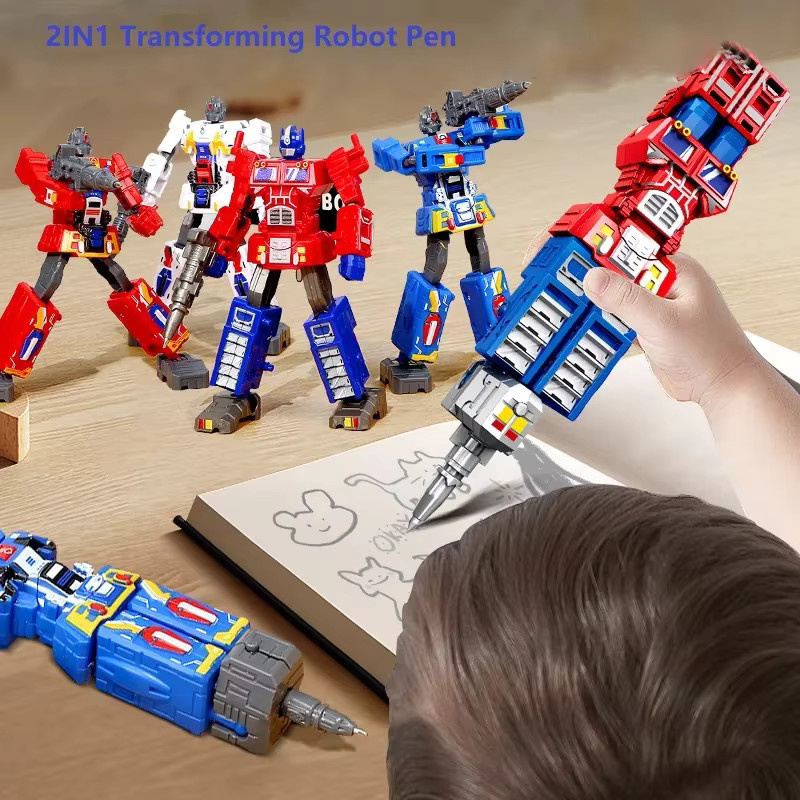 Hasbro Transformers Verformbarer Kugelschreiber als Transformations-Roboter-Actionfigur in Multicolour - Bild 3