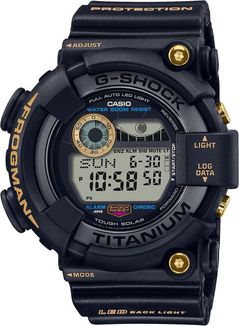 Casio Digitaluhr, Quarz, Harz, Schwarz, Herren - Bild 1