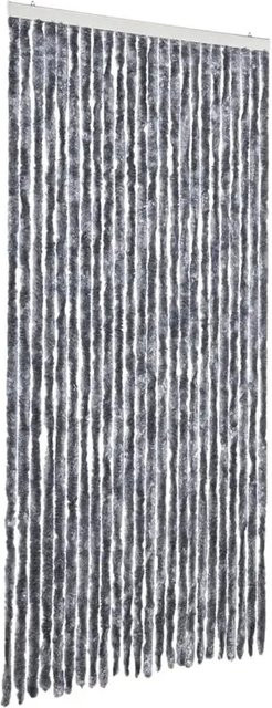 vidaXL Insektenschutz-Vorhang aus Chenille in Silber, Breite: 100 cm, Höhe: 220 cm - Bild 1