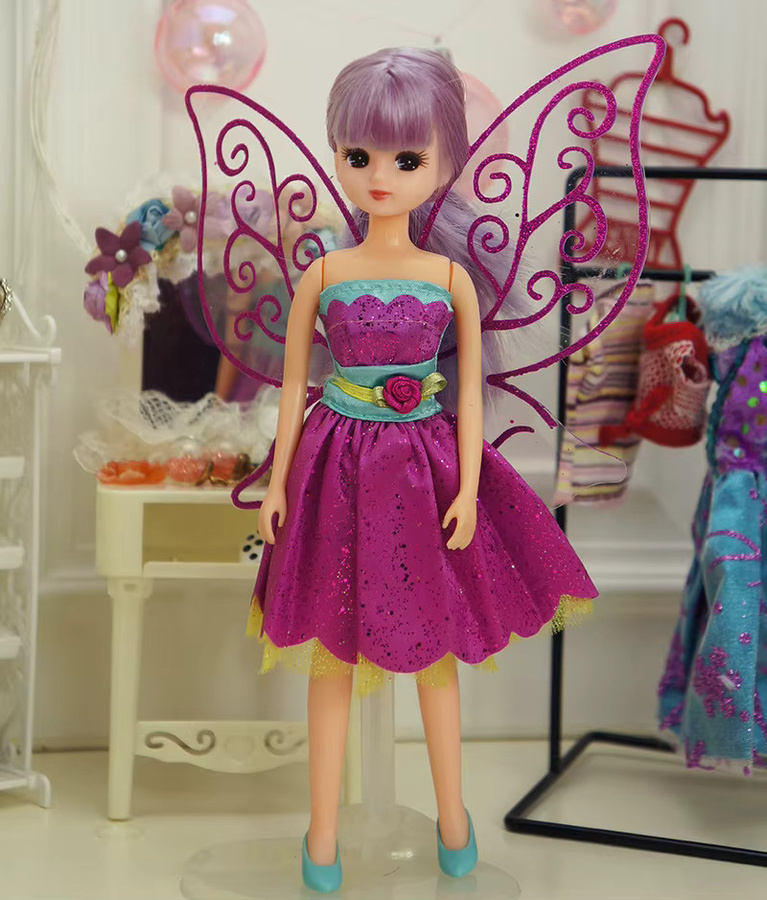 Licca Puppenkleid mit Flügeln, Puppenkleidung, Fantasy, Zubehör - Bild 2