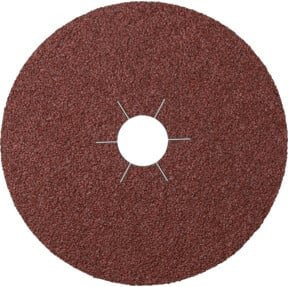 Klingspor Fiberscheibe CS 561 für Metall, Farbe: Braun, Korn: 16, Durchmesser: 115 mm, Bohrung: 22 mm - Bild 1