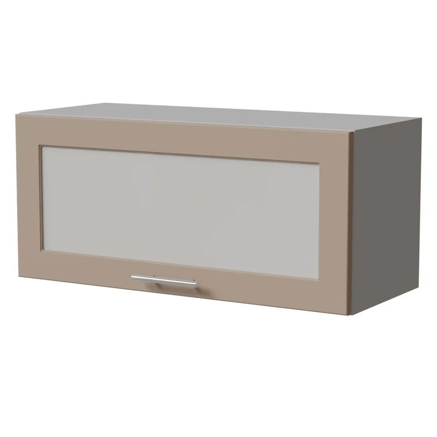 Feldmann-Wohnen Klapphängeschrank Brerra W4BS/80 WKF in Graubeige Matt, B/T/H: 80 x 32,5 x 36 cm - Bild 2